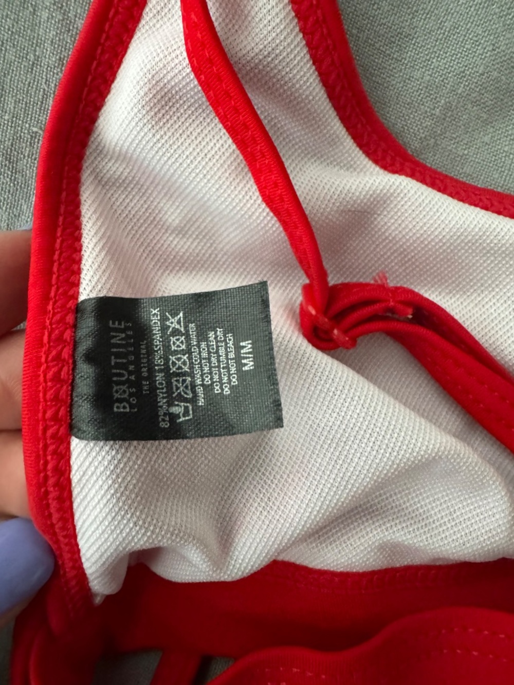 BOUTINE LOS ANGELES SWIMSUIT - RED - Picture 2 of 4